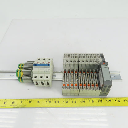 Allen Bradley 1734-MB Input Modules 9 Pcs 1492-SP Breaker 3 Pcs Total Lot Of 24