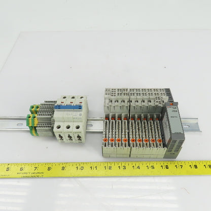 Allen Bradley 1734-MB Input Modules 9 Pcs 1492-SP Breaker 3 Pcs Total Lot Of 24