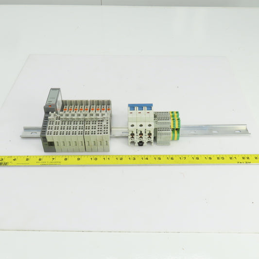 Allen Bradley 1734-MB Input Modules 9 Pcs 1492-SP Breaker 3 Pcs Total Lot Of 24