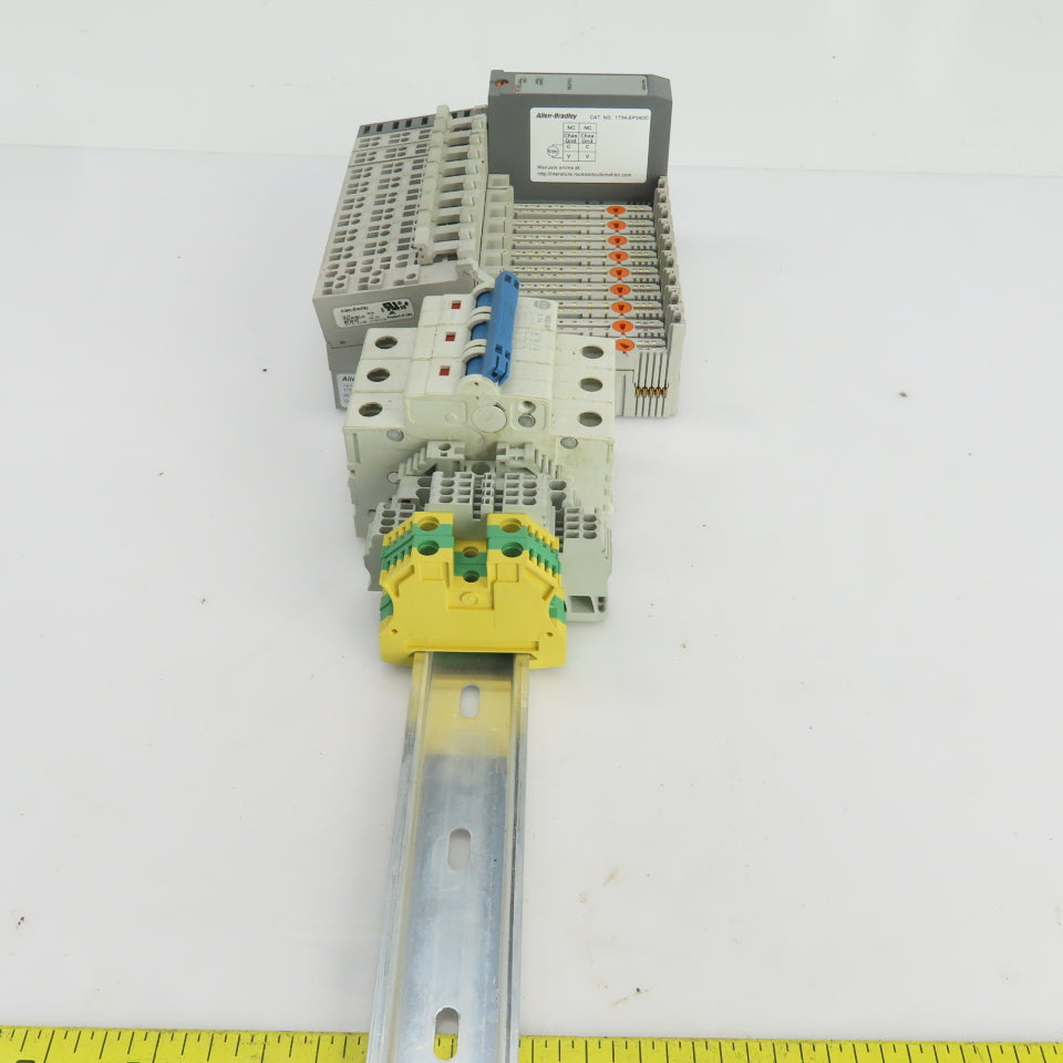 Allen Bradley 1734-MB Input Modules 9 Pcs 1492-SP Breaker 3 Pcs Total Lot Of 22