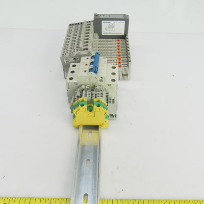 Allen Bradley 1734-MB Input Modules 9 Pcs 1492-SP Breaker 3 Pcs Total Lot Of 22
