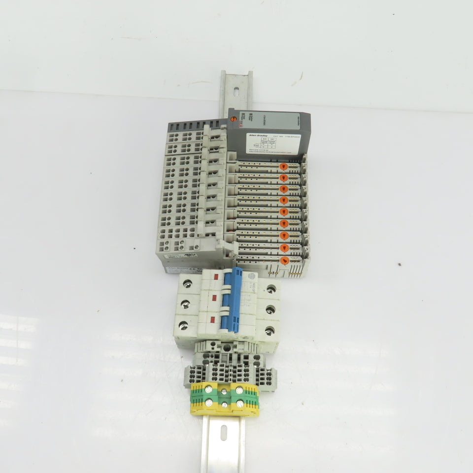 Allen Bradley 1734-MB Input Modules 9 Pcs 1492-SP Breaker 3 Pcs Total Lot Of 22