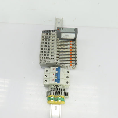 Allen Bradley 1734-MB Input Modules 9 Pcs 1492-SP Breaker 3 Pcs Total Lot Of 22