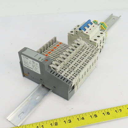 Allen Bradley 1734-MB Input Modules 9 Pcs 1492-SP Breaker 3 Pcs Total Lot Of 22