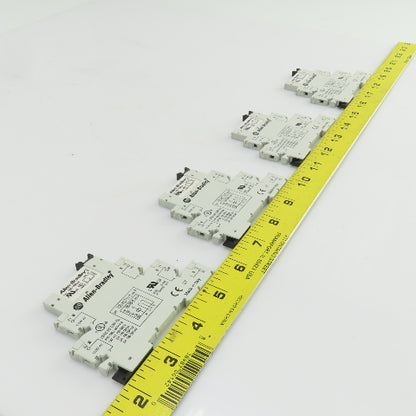 Allen Bradley 700-HLT1U Ser.A Terminal Block W/700-TBR24 Ser.A Relay Lot Of 4