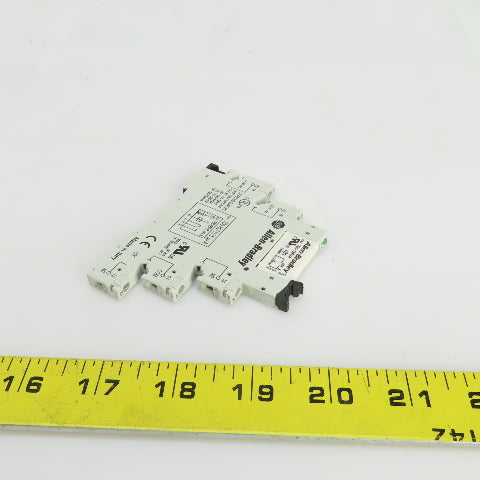 Allen Bradley 700-HLT1U Ser.A Terminal Block W/700-TBR24 Ser.A Relay Lot Of 4
