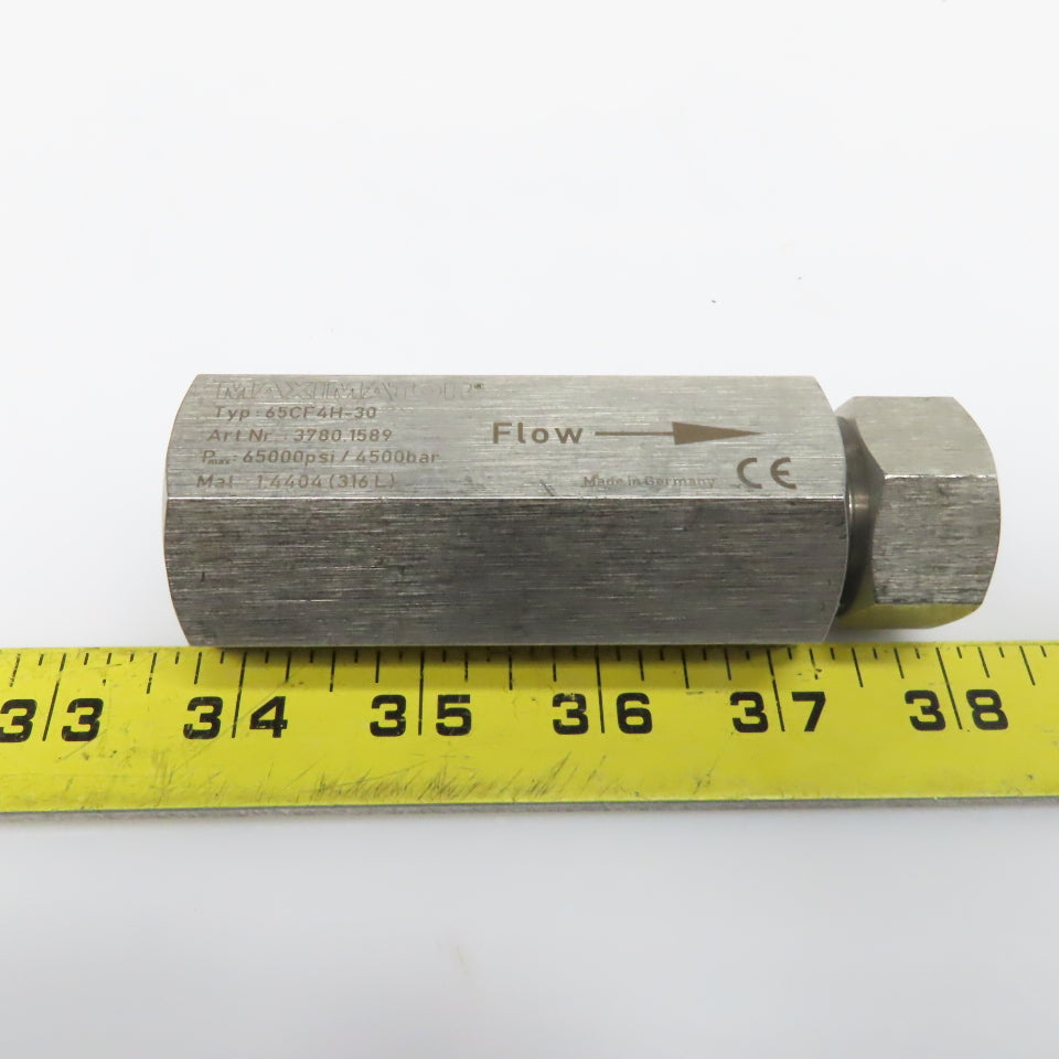 Maximator 65CF4H-30 3780.1589 65,000 PSI Cup Type Line Filter 4HF Conn ...