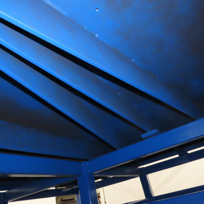 1" Thick Machined Top Steel Fabrication Layout Grid Work Bench Table 108x96x34