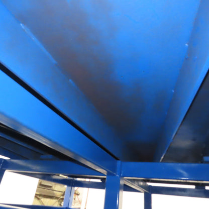 1" Thick Machined Top Steel Fabrication Layout Grid Work Bench Table 108x96x34