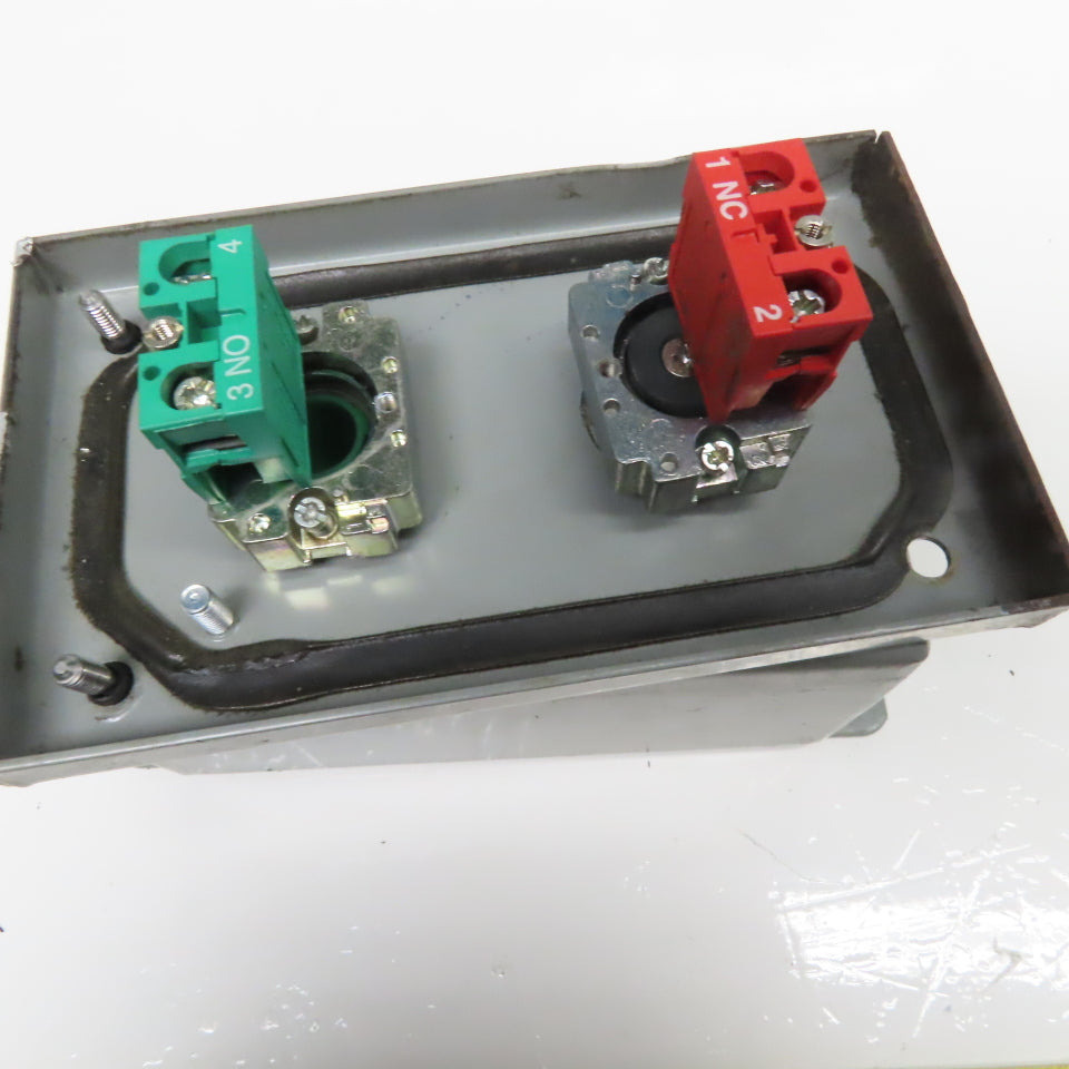 SCE SCE-2PBI 2 Push Button Electrical Enclosure W/ E-Stop Pendant