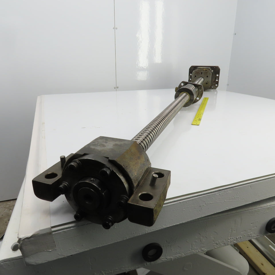 Doosan DMV 4246 X-Axis Lead Screw Assy. 1.575 Diam. 40.2" Travel 65-1/2" OAL