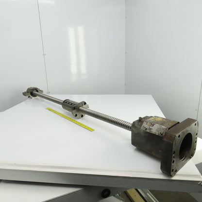 Doosan DMV 4246 X-Axis Lead Screw Assy. 1.575 Diam. 40.2" Travel 65-1/2" OAL