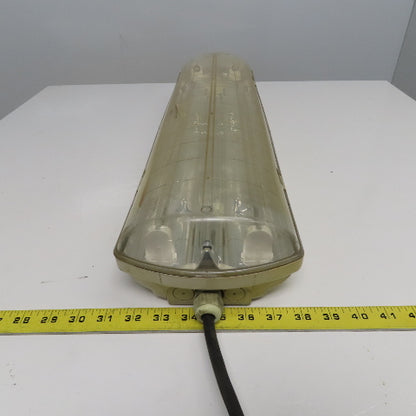 Beghelli 2 Lamp T8 Light Fixture 2' 110V Wet Location