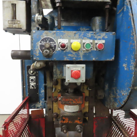 L & S Model 22 20 Ton OBI Punch Press 1-1/2" Stroke 6-1/2" Throat 3Ph