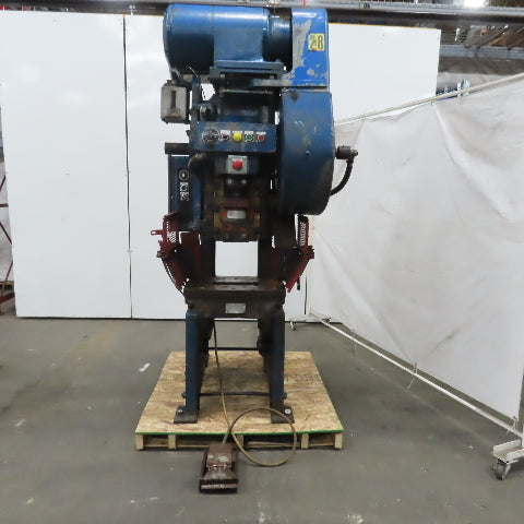 L & S Model 22 20 Ton OBI Punch Press 1-1/2" Stroke 6-1/2" Throat 3Ph