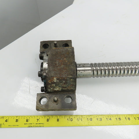 Doosan DMV 4246 Ball Screw Assy. 1.575 Diam. 34-1/2" Useable Thread 48" OAL