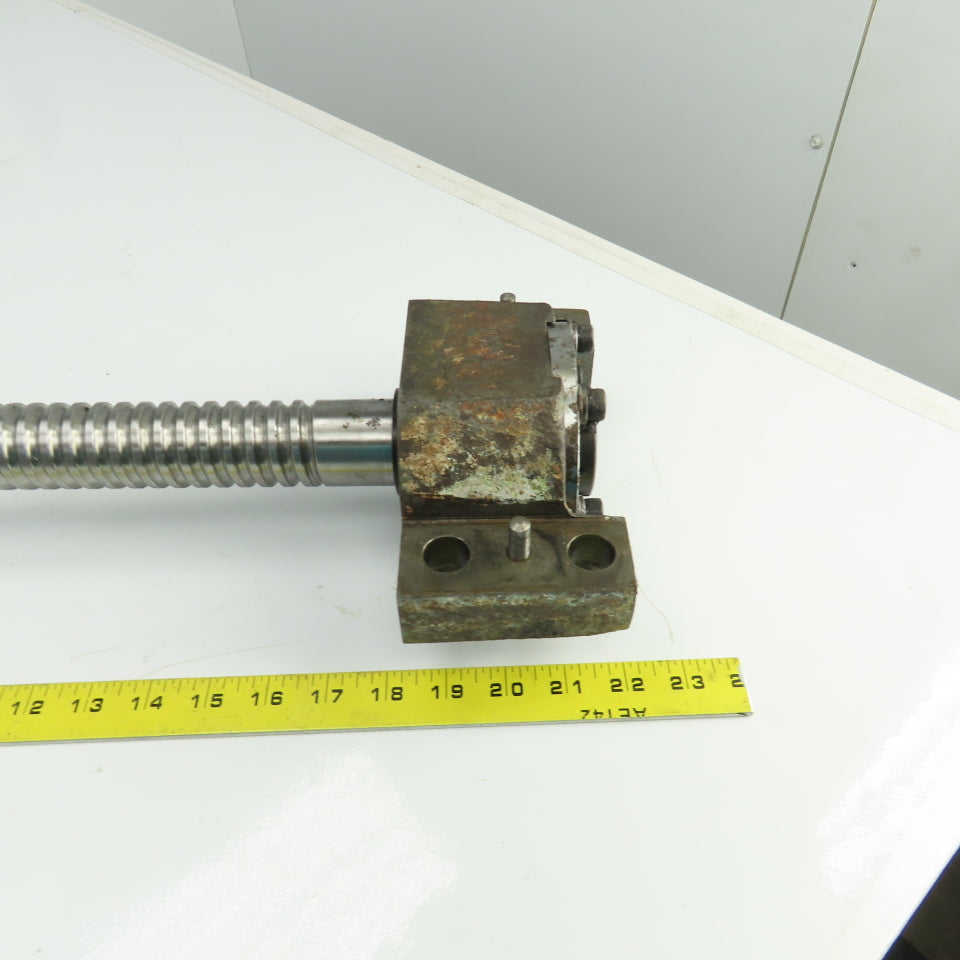 Doosan DMV 4246 Ball Screw Assy. 1.575 Diam. 34-1/2" Useable Thread 48" OAL