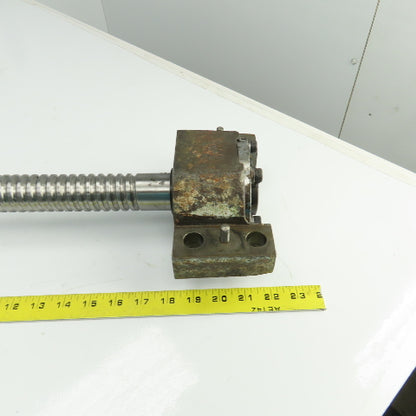Doosan DMV 4246 Ball Screw Assy. 1.575 Diam. 34-1/2" Useable Thread 48" OAL