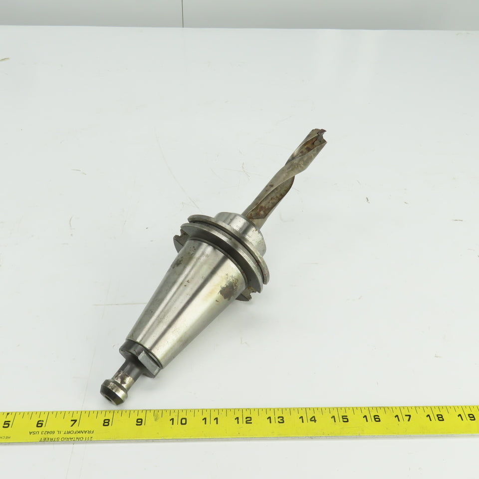 Lyndex CAT 50 Weldon Style End Mill Tool Holder 0.9700" Bore 2" Projection