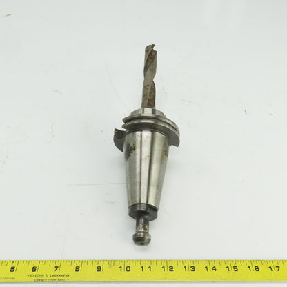 Lyndex CAT 50 Weldon Style End Mill Tool Holder 0.9700" Bore 2" Projection