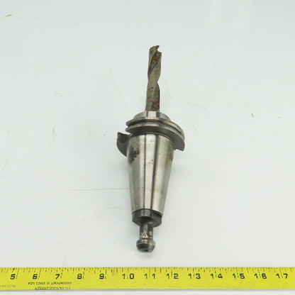 Lyndex CAT 50 Weldon Style End Mill Tool Holder 0.9700" Bore 2" Projection