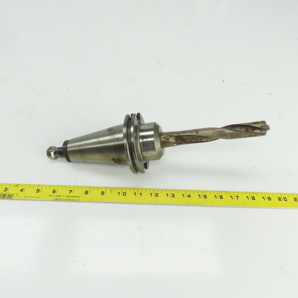 Lyndex CAT 50 Weldon Style End Mill Tool Holder 0.9700" Bore 2" Projection