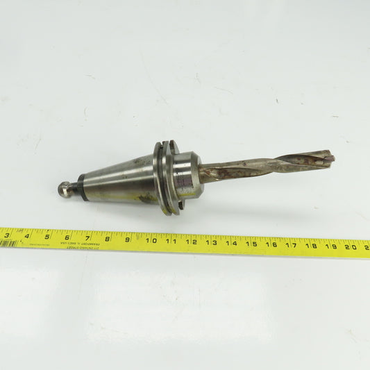 Lyndex CAT 50 Weldon Style End Mill Tool Holder 0.9700" Bore 2" Projection