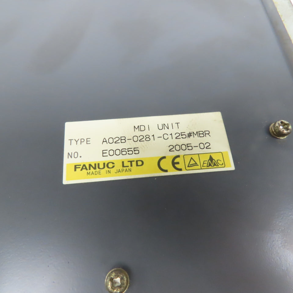 Fanuc A02B-0281-C125#MBR MDI Unit Keypad