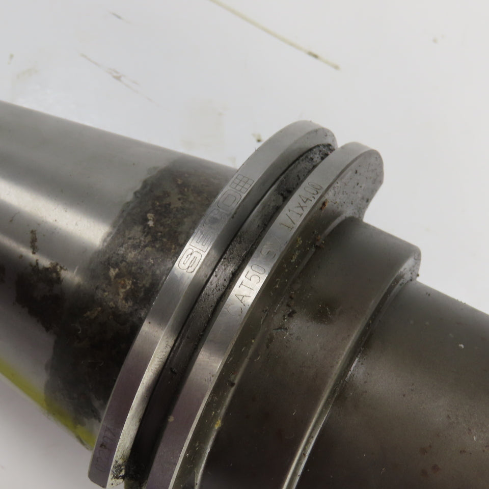 Seco Cat 50 Coolant Thru Face Mill Tool Holder SM 1/1x4" Projection