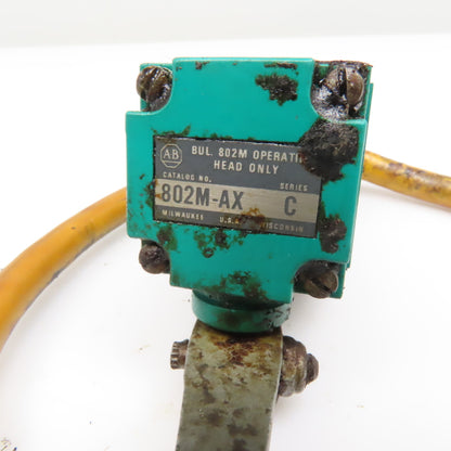 Allen Bradley 802M-AY16 600V Rocker Roller Arm Limit Switch