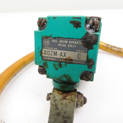 Allen Bradley 802M-AY16 600V Rocker Roller Arm Limit Switch