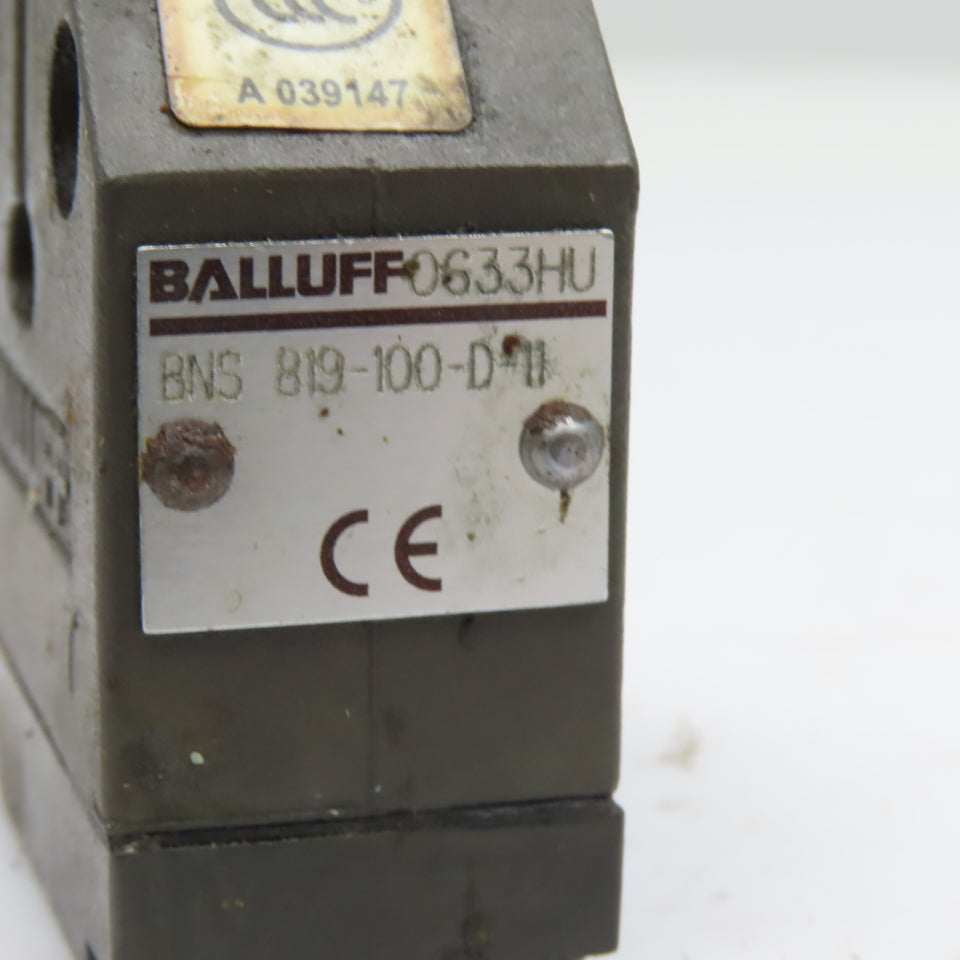 Balluff BNS-819-100-D-11 Single Position Limit Switch Chisel Tip 250V