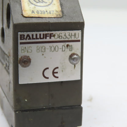 Balluff BNS-819-100-D-11 Single Position Limit Switch Chisel Tip 250V