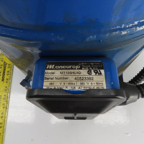 Danfoss-Maneurop MT125HU4D Reciprocating Compressor 460V 3PH 60/50HZ