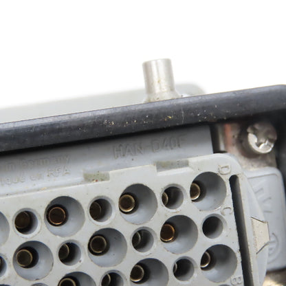 Harting HAN-D40F 40 Pin Female Solder Cup Side Entry Cable Housing