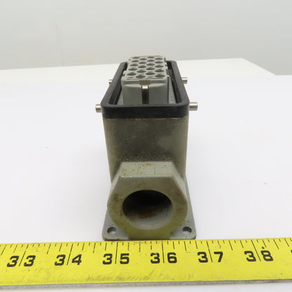 Harting HAN-D40F 40 Pin Female Solder Cup Side Entry Cable Housing