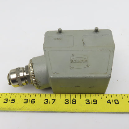 Harting HAN-D40F 40 Pin Female Solder Cup Side Entry Cable Housing Hood