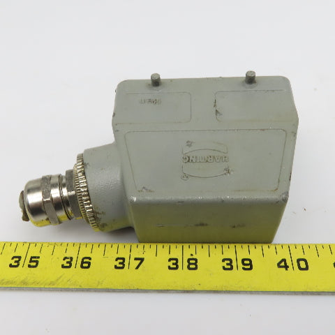 Harting HAN-D40F 40 Pin Female Solder Cup Side Entry Cable Housing Hood