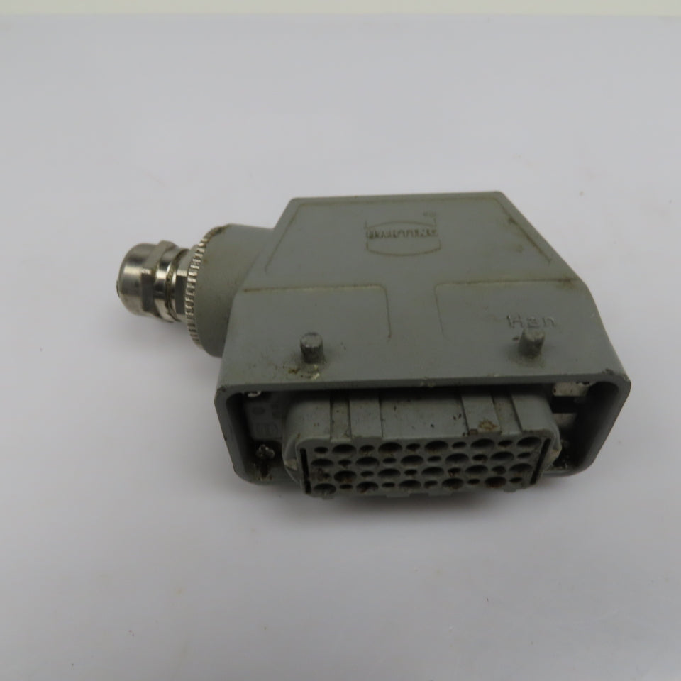 Harting HAN-D40F 40 Pin Female Solder Cup Side Entry Cable Housing Hood