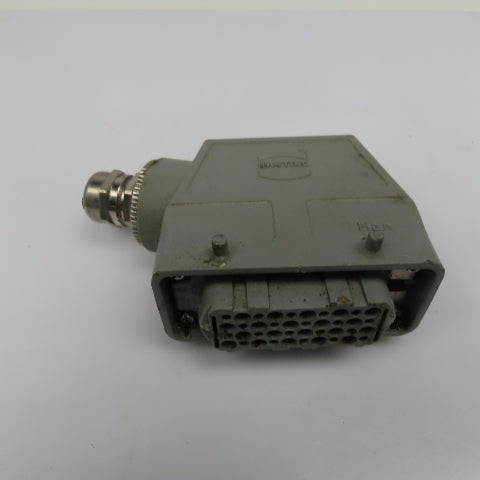 Harting HAN-D40F 40 Pin Female Solder Cup Side Entry Cable Housing Hood