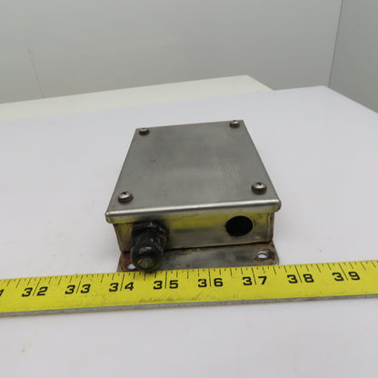 5-1/2" x 4" x 1" Stainless Steel Electrical Junction Box