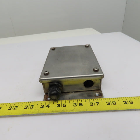 5-1/2" x 4" x 1" Stainless Steel Electrical Junction Box