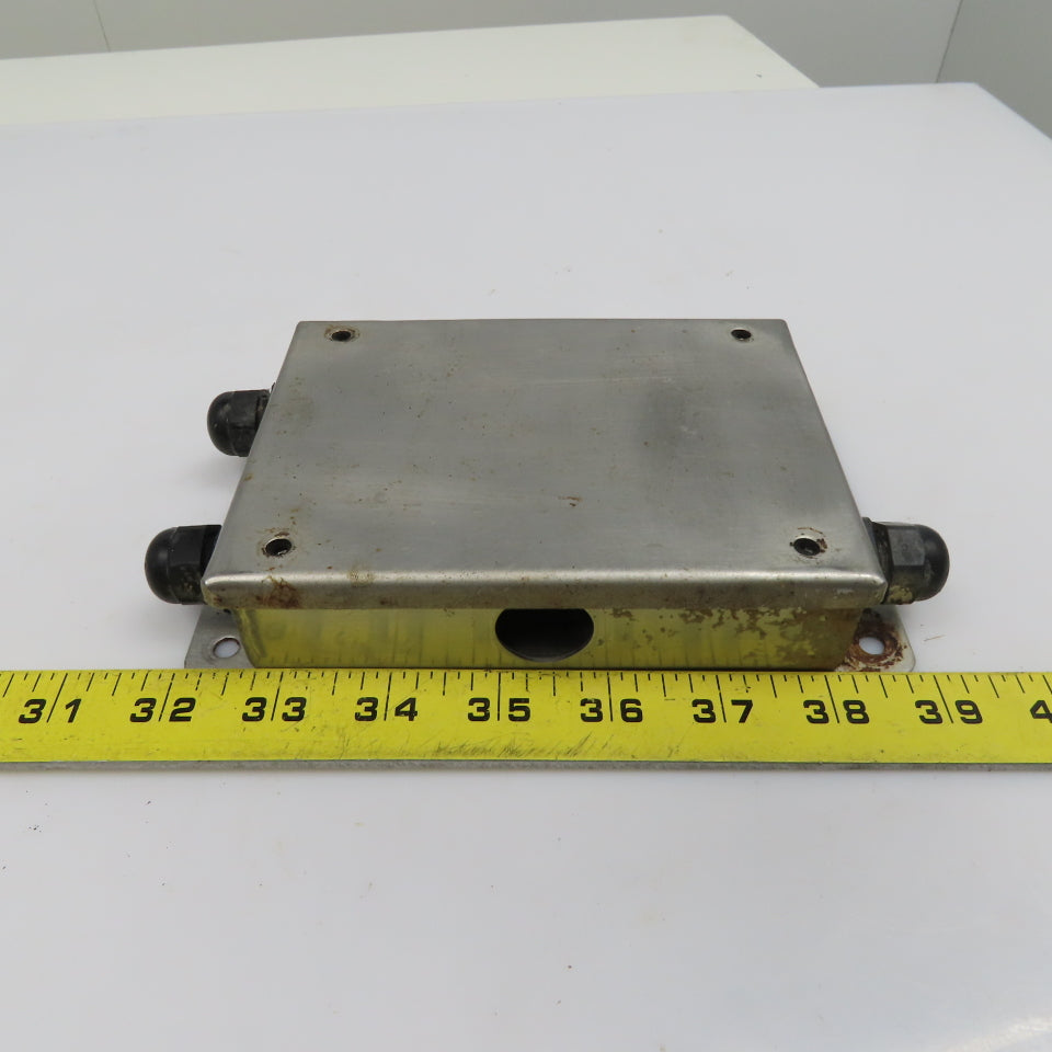 5-1/2" x 4" x 1" Stainless Steel Electrical Junction Box
