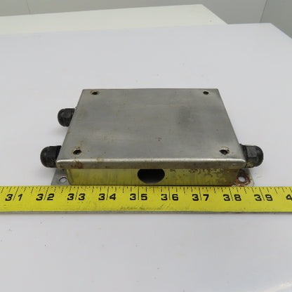 5-1/2" x 4" x 1" Stainless Steel Electrical Junction Box