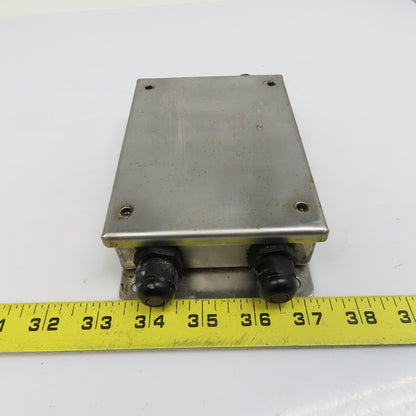 5-1/2" x 4" x 1" Stainless Steel Electrical Junction Box