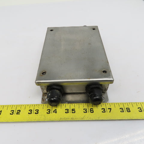 5-1/2" x 4" x 1" Stainless Steel Electrical Junction Box