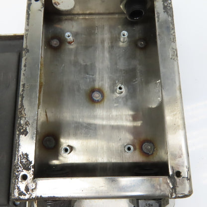 5-1/2" x 4" x 1" Stainless Steel Electrical Junction Box