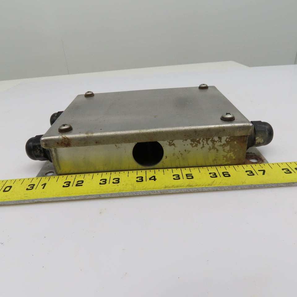 5-1/2" x 4" x 1" Stainless Steel Electrical Junction Box