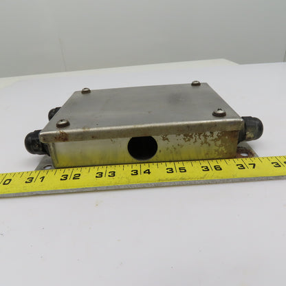 5-1/2" x 4" x 1" Stainless Steel Electrical Junction Box