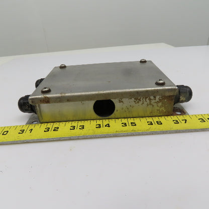 5-1/2" x 4" x 1" Stainless Steel Electrical Junction Box